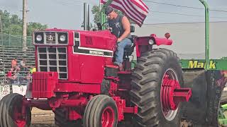 Antique and Farm Stock Tractor Pull at the Erie County Fair in Sandusky Ohio August 2024 [upl. by Douty]