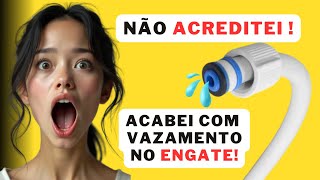 Não Acreditei até FAZER Vazamento no engate flexível [upl. by Pooley]