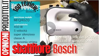 Questo sbattitore elettrico Bosch ha fruste innovative assolutamente da provare [upl. by Eillehs34]