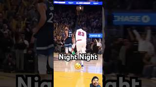 Draymond Green GETS UP ON THE SLAM amp hits the quotNIGHT NIGHTquot Celly🥺🏆Shorts nba nbausateam [upl. by Sophy]