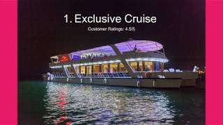 5 Best Dhow Cruise In Dubai Marina  Places To Visits In Dubai [upl. by Neiviv]