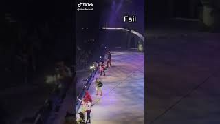 Disney on Ice  Mickey Mouse falls and knocks over a Stage Light HD [upl. by Andrien]