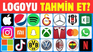 LOGOYU TAHMİN ET 🤔 Logo Bulmaca Zor Sorular  5 Saniyede Logoyu Tahmin Et  Logo Quiz 60 Logo [upl. by Eeralav]