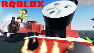 ROBLOX THE STORY OF SODOR FALLOUT JAMES   Roblox Gameplay  Konas2002 [upl. by Tumer]