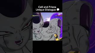 Cell and Frieza Unique Rivalry Interactions dragonball gaming trending [upl. by Krid]