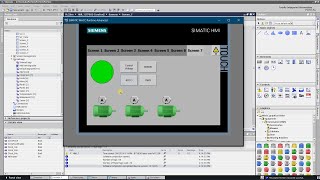 TIA WinCC Comfort tutorial Object animations  Appearance [upl. by Ramo]