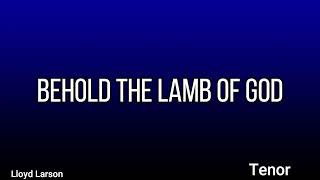 Behold the Lamb of God  Tenor [upl. by Niwrek875]