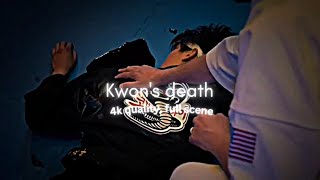 Cobra Kai season 6 part 2 Kwons Death FULL SCENE  QUALITY [upl. by Einneb418]