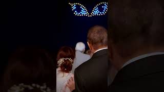 Dennis and Shari Graff Wedding at Fairmont Grand Del Mar  Electric Sky Drone Show [upl. by Gass]