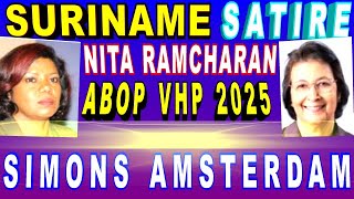 SURINAME NDP plus Diaspora Simons Amsterdam ft Nita Ramcharan ABOP houdt VHP in balans SU NA ME 2024 [upl. by Asa]