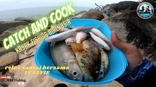 67 Catch and Cook with Iyaayie  Kayak fishing Malaysia [upl. by Artened289]