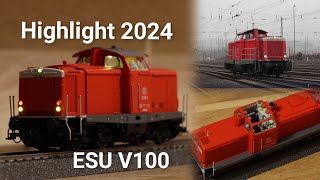 ESU 31575 H0 V100 Baureihe 212 der DB mit Sound Rauch und Lichtfunktionen [upl. by Alda142]