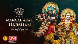 LIVE Mangal Aarati at ISKCON Attapur on 26th October 2024 [upl. by Essam]