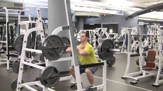 Barbell front squats [upl. by Shadow]