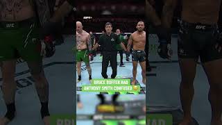 Bruce Buffer made the correct call for Anthony Smith real quick 😂 UFC301 [upl. by Alimak314]