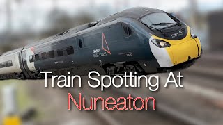 Train spotting in Nuneaton [upl. by Lunt252]