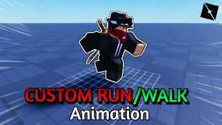 How to Add Custom Animations in ROBLOX Studio RunWalk [upl. by Engeddi708]