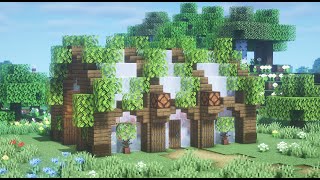 【マインクラフト】オシャレな養蜂場・ハニカム自動回収装置の作り方【Minecraft】How to Build a Apiary  Bee House 【マイクラ建築】 [upl. by Attennyl392]