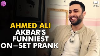 Ahmed Ali Akbars Funniest OnSet Prank  Ramsha Khan  Mominas Mixed Plate [upl. by Aicertal678]