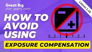 Lesson 119  How to Avoid Using Exposure Compensation [upl. by Ylime431]