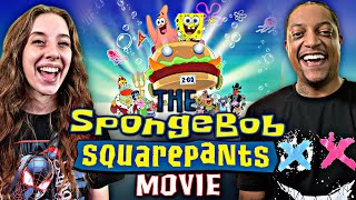 SPONGEBOB SQUAREPANTS MOVIE  MOVIE REACTION  My First Time Watching  IM A GOOFY GOOBER ROCK 😂😂 [upl. by Ennyletak478]