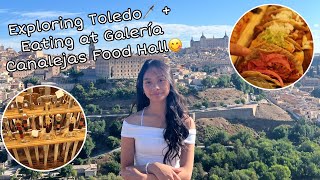 EXPLORING TOLEDO  EATING AT GALERIA CANALEJAS FOOD HALL [upl. by Auqenahs]