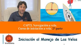 CAP73 Navegación a vela Curso de iniciacion a vela 2ª parte [upl. by Ecerehs88]