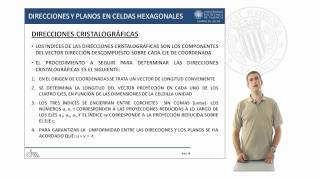 Direcciones y planos en celdas hexagonales  793  UPV [upl. by Takakura]