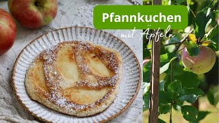 Luftige Apfelpfannkuchen 🍎 Schnell und einfach aus der eigenen Ernte  Stylingkitchen [upl. by Willet]