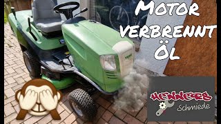 Viking Rasentraktor Briggs amp Stratton Motor qualmt Der Motor verbrennt Öl Zylinderkopfdichtung [upl. by Shiri]