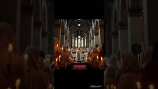 PANIS ANGELICUS Latin Gregorian chant in Georgian language [upl. by Mokas]