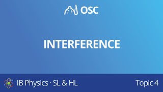 Interference IB Physics SLHL [upl. by Aketal]