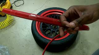 AlloyGator RIM PROTECTOR Install for widebody wheel setup off the car [upl. by Aral]