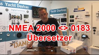 NMEA0183  NMEA2000 Übersetzer Actisense NGW1ISO von Busse Yachtshop [upl. by Emiaj]