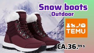 SNOW BOOTS OUTDOOR HIKING BOOTS trending giftideas winterboots gift shortvideo [upl. by Cosenza69]