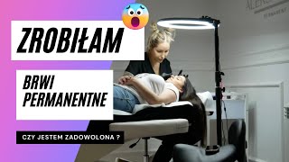 VLOG ZROBIŁAM BRWI PERMANENTNE \ Klaudusiaa [upl. by Ikairik268]