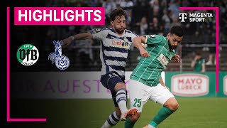 VfB Lübeck  MSV Duisburg  Highlights 3 Liga  MAGENTA SPORT [upl. by Thedric]