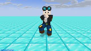 DanTDM Dances Gangnam Style Minecraft Animation [upl. by Nyrrek]