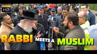 Rabbi Meets a Muslim Adnan amp Jewish Rabbi  Old Is Gold  Speakers Corner  Hyde Park [upl. by Dranik]