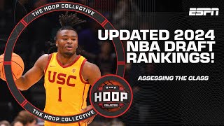 UPDATED 2024 NBA Draft Rankings 👀 Who will be the No 1 pick  The Hoop Collective [upl. by Allyson]