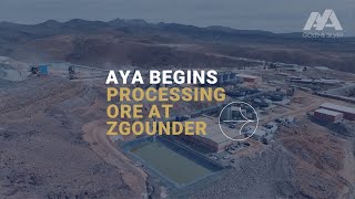 Aya Commences Processing Ore at Zgounder [upl. by Pence]