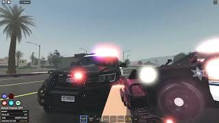 FBI Involved shooting Suspect In Stolen Sheriff Vehicle Strikes Down Multiple Officers ROBLOX [upl. by Tolmann]