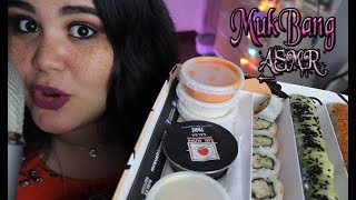 ★ASMR MUKBANG ★ MAKIS  SUSHI  Eating Sounds amp Whisper [upl. by Hanauq]