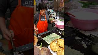 대구 서문시장 대왕 부추전 만들기  Korean chives pancake shorts  korean street food [upl. by Darraj]