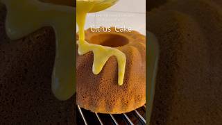 Middle Eastern sponge cake with a twist of fruity glaze middleeast cakerecipe lemoncake citrus [upl. by Otiv585]