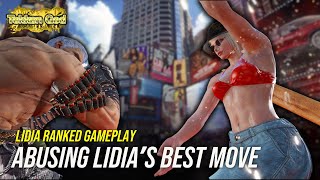 I climbed to Tekken God abusing this 1 move  Lidia Sobieska Ranked [upl. by Nevlin]