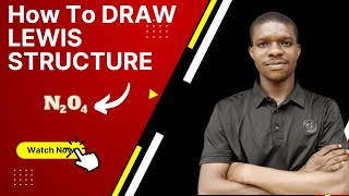 How to Draw Lewis Structure N2O4Dot Structure  chemistry [upl. by Wira]