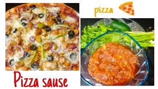 Pizza sauce recipe with pizza [upl. by Blane]