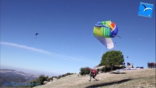 Tuto parapente  la gestion du tangage au decollage [upl. by Lowe]