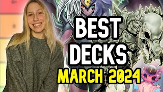 YuGiOh Best Meta Decks Tier List March 2024 [upl. by Jenette]